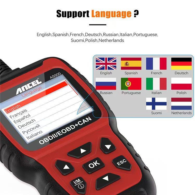 Car Repair Tools - Semua fungsi OBDII, Multi-bahasa, Alat Analisa