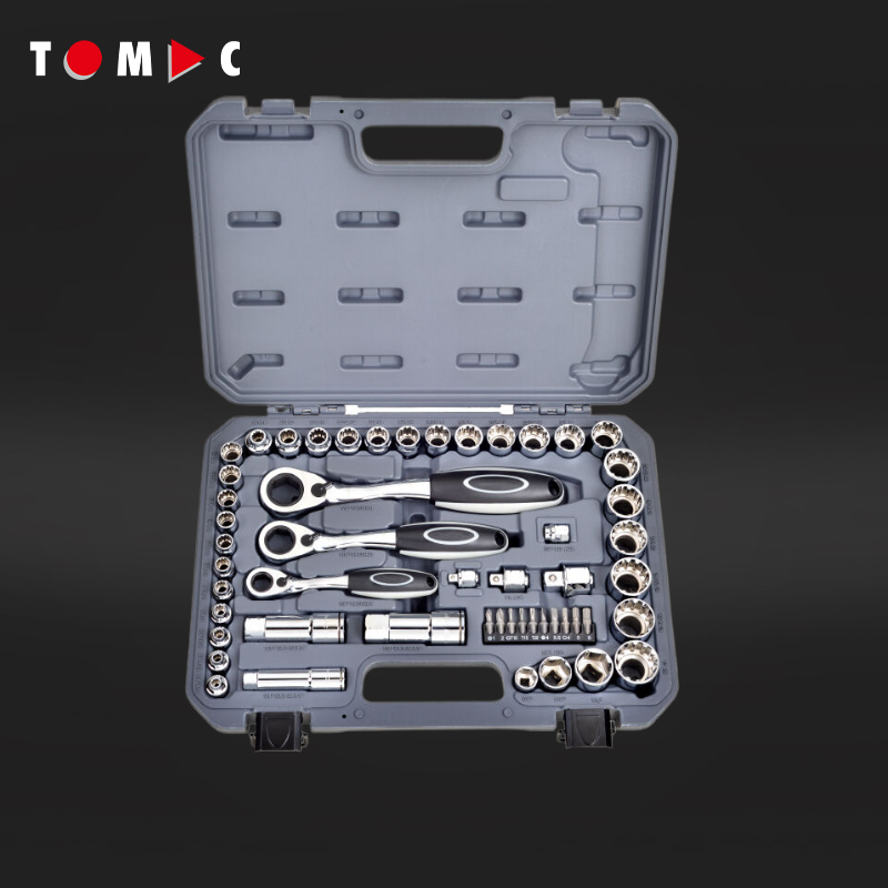 Socket Set - Set Perkakas Soket TOMAC 52pc Chrome