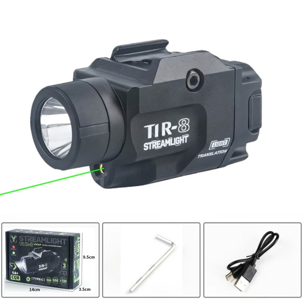 Timing Light Gun - Senter LED Taktis Pistol 800Lumen dengan