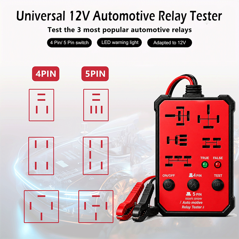Car Diagnostic Tool - Penguji Relay Otomotif Universal 12V Terbaru,