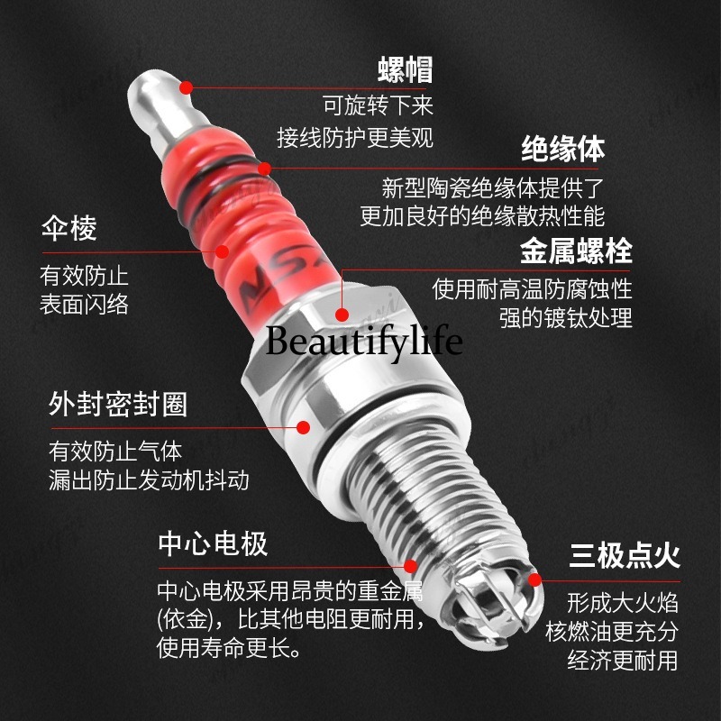 Suku Cadang Sepeda Motor Skute - Spark Plug ulasan dan harga