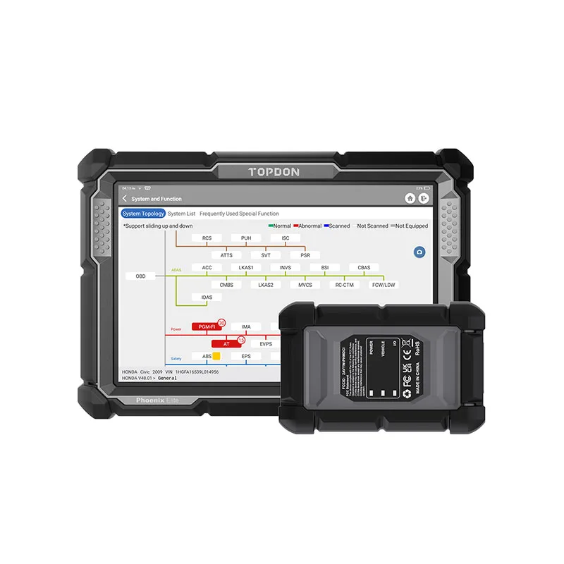 TOPDON PHOENIX ELITE Alat Pemi - Car Diagnostic Tool ulasan dan harga