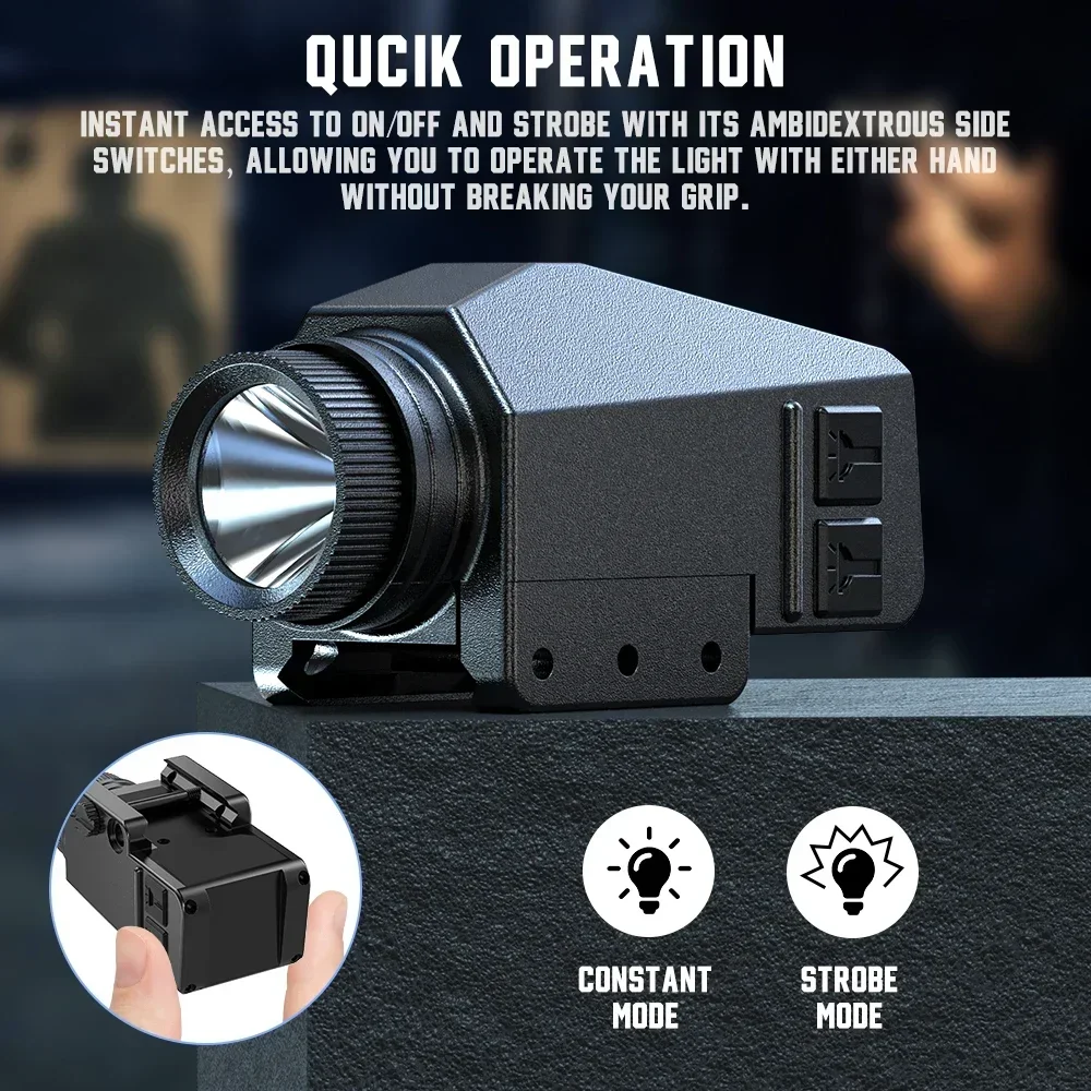 1000LM Senter LED Taktis Combo - Timing Light Gun ulasan dan harga
