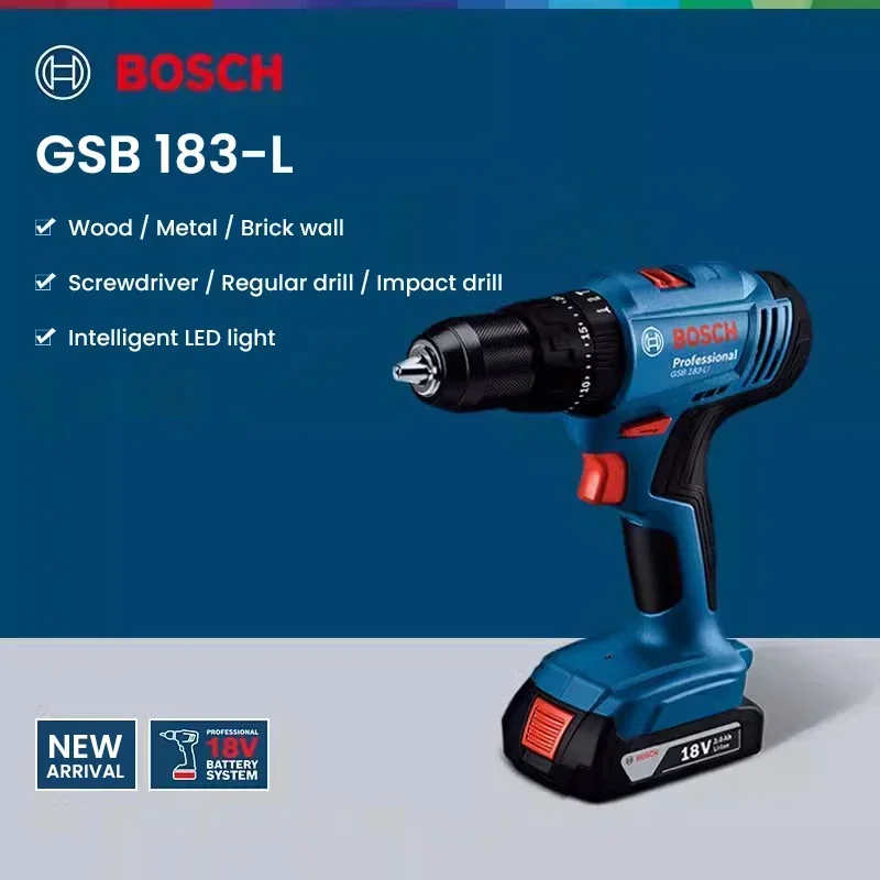 Bosch GSB183-LI, Bor Listrik T - Torque Wrench ulasan dan harga