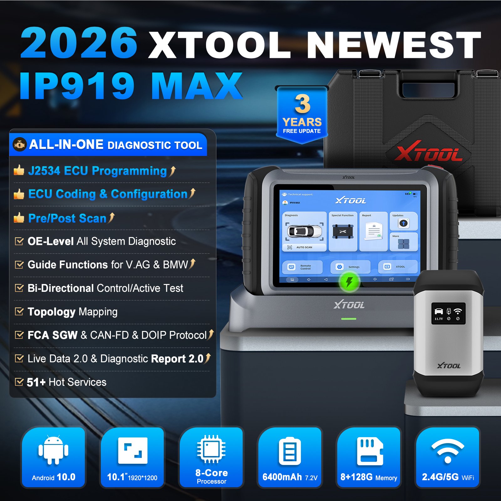 Alat Pemrograman ECU XTOOL IP9 - Car Diagnostic Tool ulasan dan harga