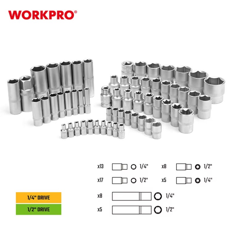 108pcs Set Peralatan Perbaikan - Socket Set ulasan dan harga