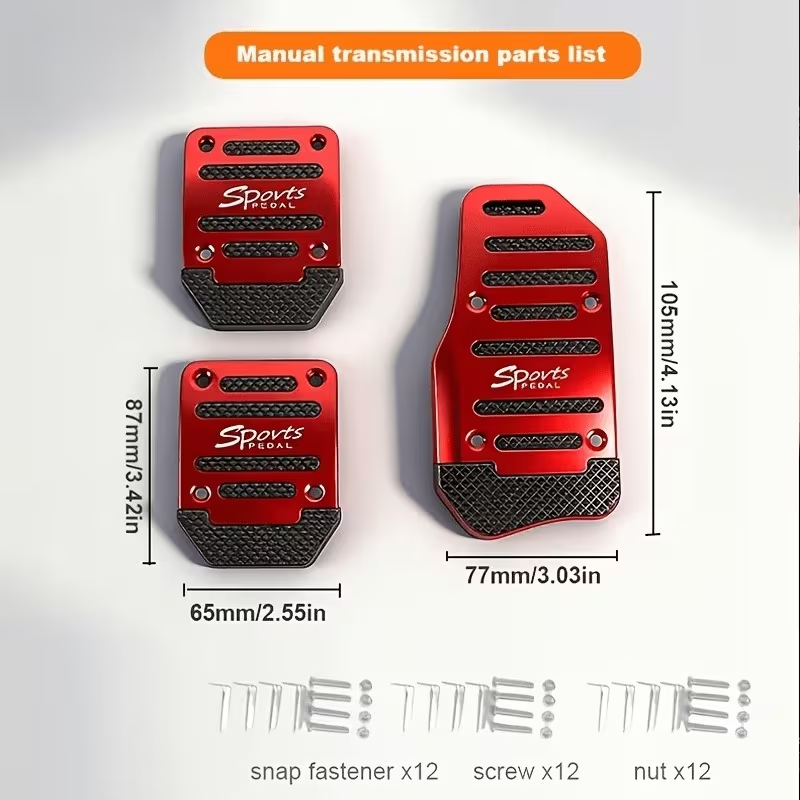 2/3PCS Set Penutup Pedal Mobil - Brake Pad Set ulasan dan harga